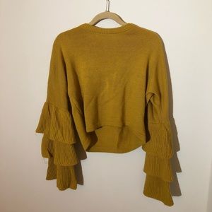 Dramatic fall sweater